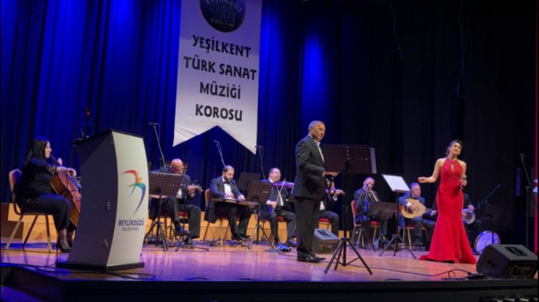 Yeşilkent Türk Sanat Müziği Koromuzun konserinden görüntüler.